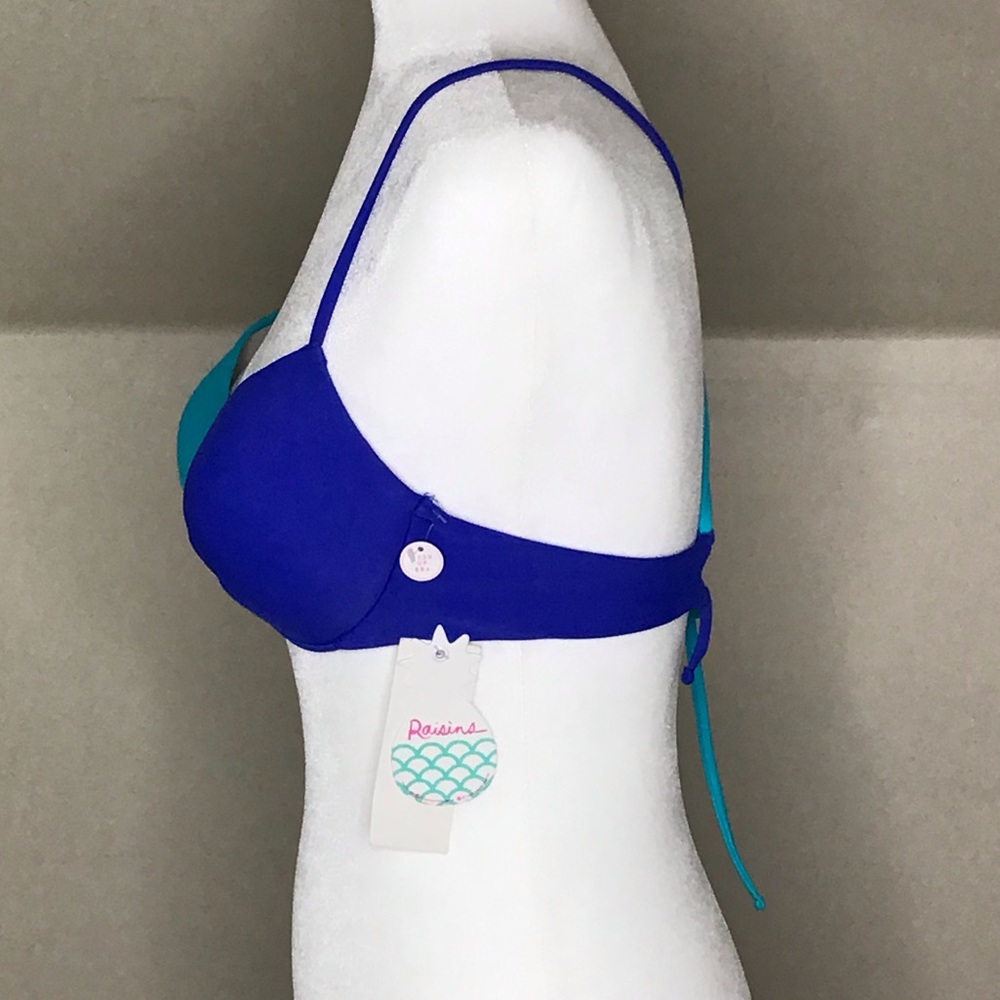 Raisins Bikini Top Spaghetti Straps M - Picture 2 of 5